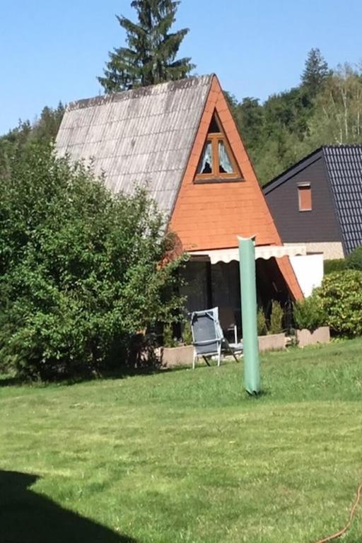 Gemuetliches Ferienhaus Mit Sonniger Terrasse Frankenwald Naehe Badesee Smart-Tv Lichtenberg  Exterior foto