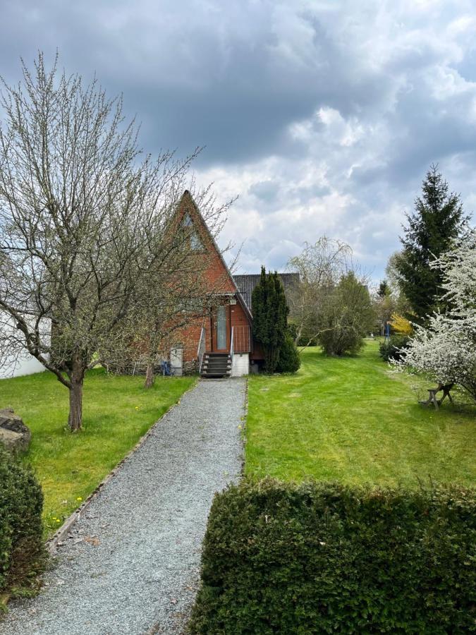 Gemuetliches Ferienhaus Mit Sonniger Terrasse Frankenwald Naehe Badesee Smart-Tv Lichtenberg  Exterior foto